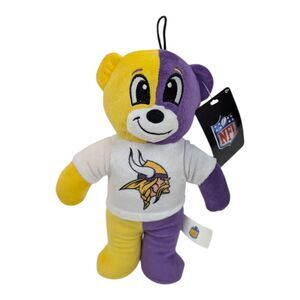 NFL Minnesota VIKINGS Teddy Bear plush good stuff 9.5" NFL Official License